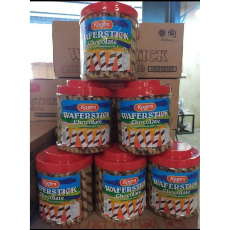 KOGEN WAFER STICK CHOCOLATE  ASTOR COKLAT TOPLES 1 DUS / KARTON ISI 6 PCS 600gr