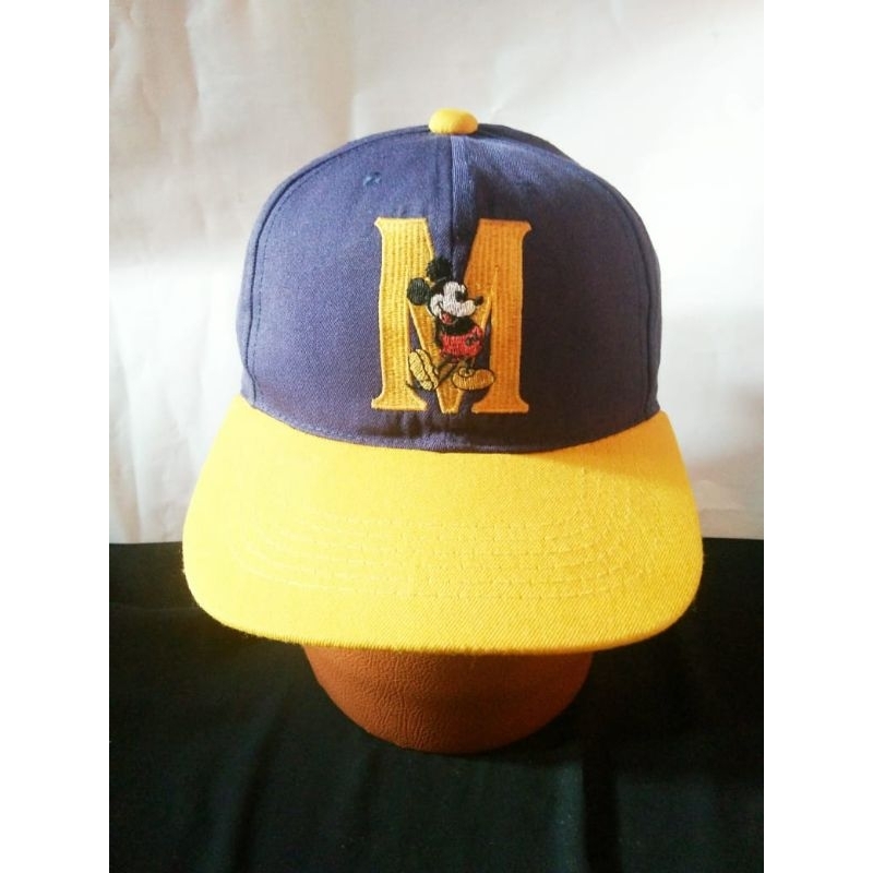 Topi Disney Mickey mouse big logo vintage two tone second