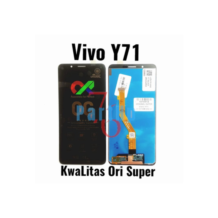 Lcd Touchscreen Fullset Kwalitas Ori Super Vivo Y71 - Hitam