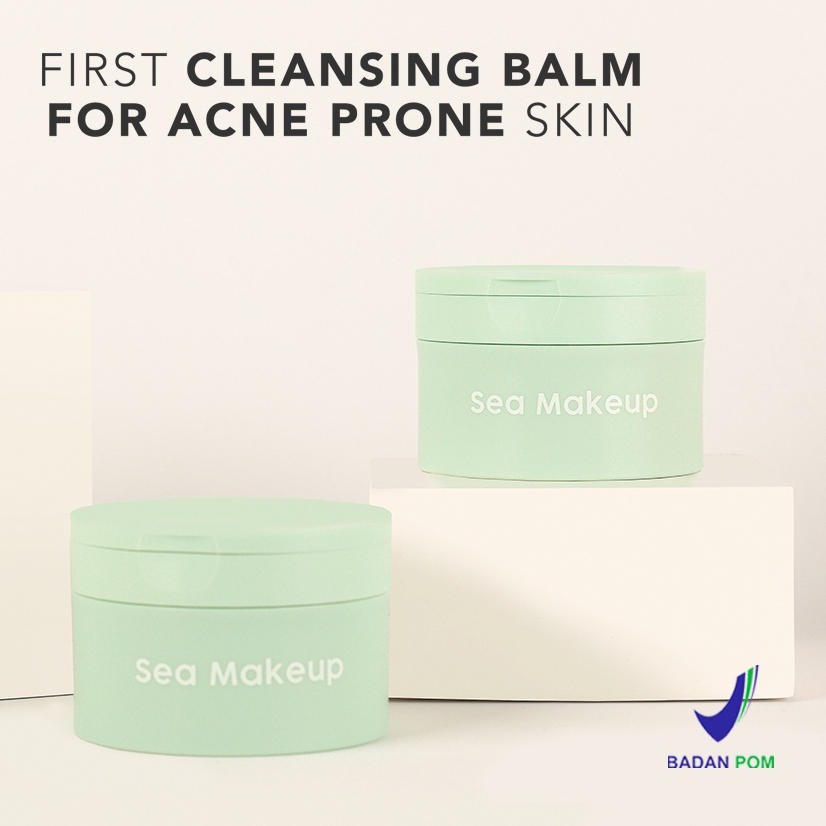 SEA MAKEUP Acne Butter Deep Cleansing Balm Pembersih Make Up Remover Kulit Berjerawat BPOM Sea Makeu