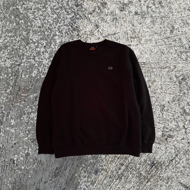 CREWNECK ELLESSE SMALL LOGO BLACK