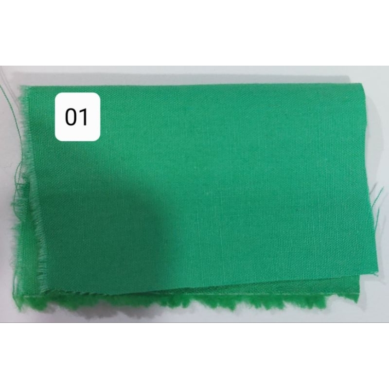 Bahan Kain Katun Poplin Polos Garment / Cotton Poplin