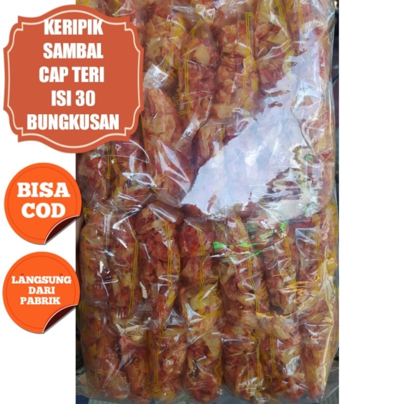 

Keripik Sambal Cap Teri Sibolga Kemasan 30 Bungkusan