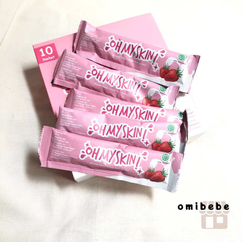 Collagen Oh My Skin - Minuman Collagen Pemutih dan Glow