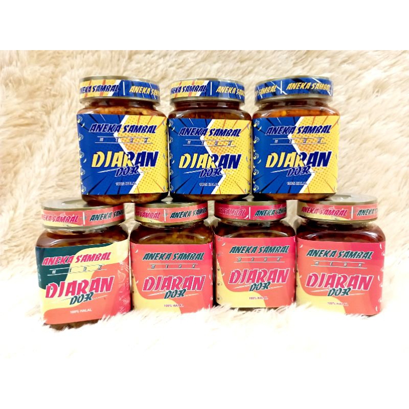 

Sambal Teri / Sambal Teri merek Djaran Doer / Sambal Teri Medan / 200 gram