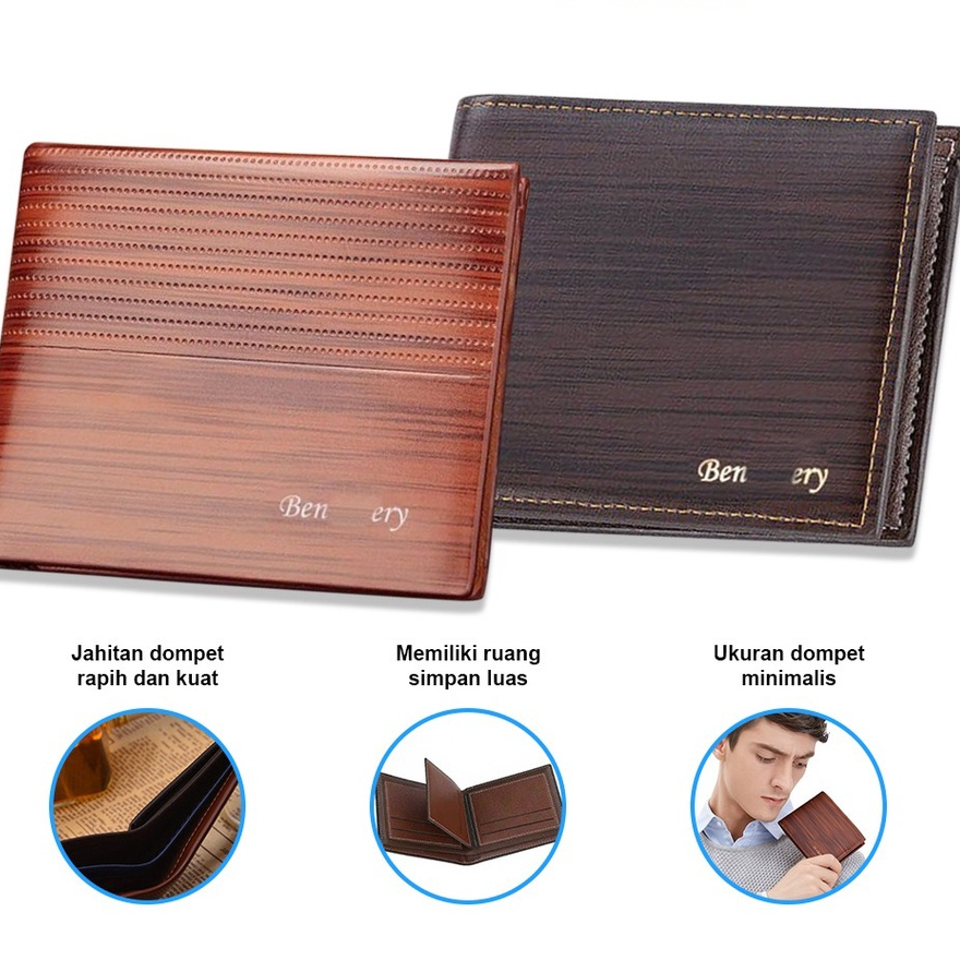 Dompet LIpat Pria Import Keren  ZamZam KL017 / DR005 Dompet Fashion Pria Tebal Material