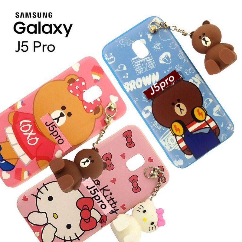 CASE MOTIF PLUS GANTUNGAN BONEKA FOR HP SAMSUNG J5PRO (J530) J7PRO#case #caseunik #caselucu