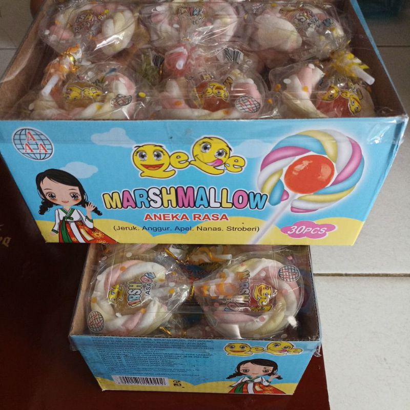 

Marshmallow lolipop 30 pcs