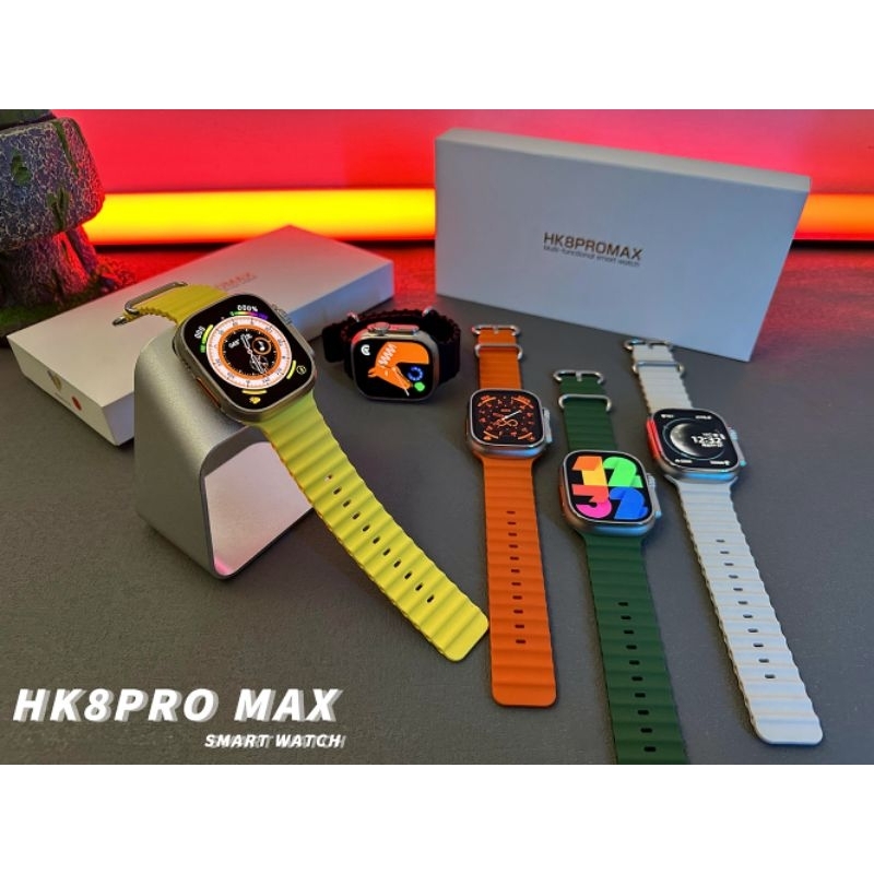 HK8 PRO MAX 2 ULTRA SMARTWATCH CHAT GPT AMOLED DISPLAY 49MM ORIGINAL