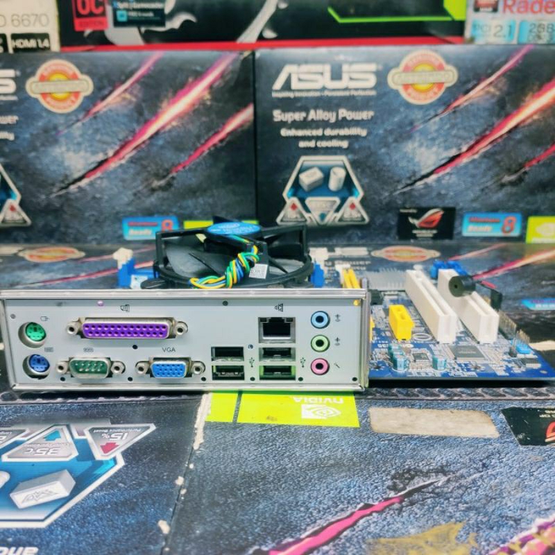 PAKET Motherboard H61 Foxconn Prosesor Intel® Core™ i5-2400 Socket LGA 1155 DDr3