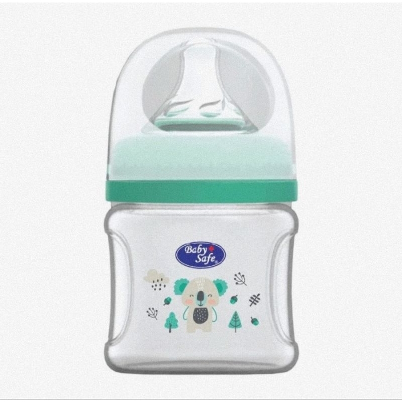 Baby Safe Wide Neck Bottle 120 ml WN07 - Botol Susu Bayi &amp; Anak