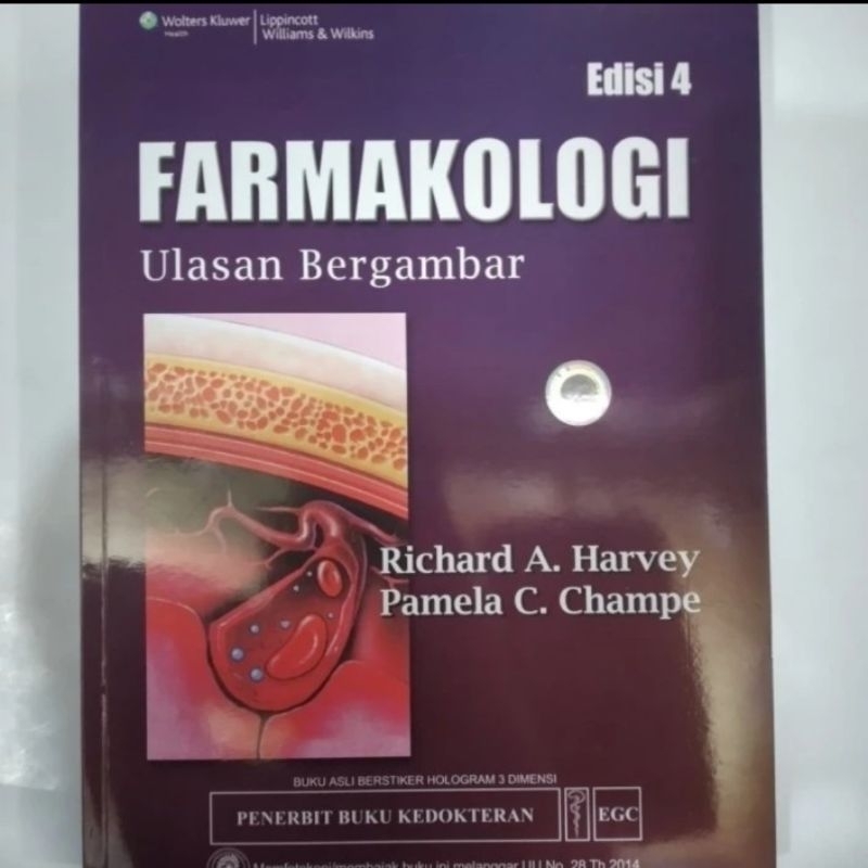 Original FARMAKOLOGI ULASAN BERGAMBAR EDISI 4 - Richard A. Harvey