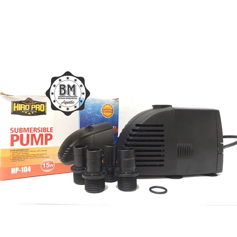 MESIN POMPA AQUARIUM-HIRO PRO-HP104-15WATT