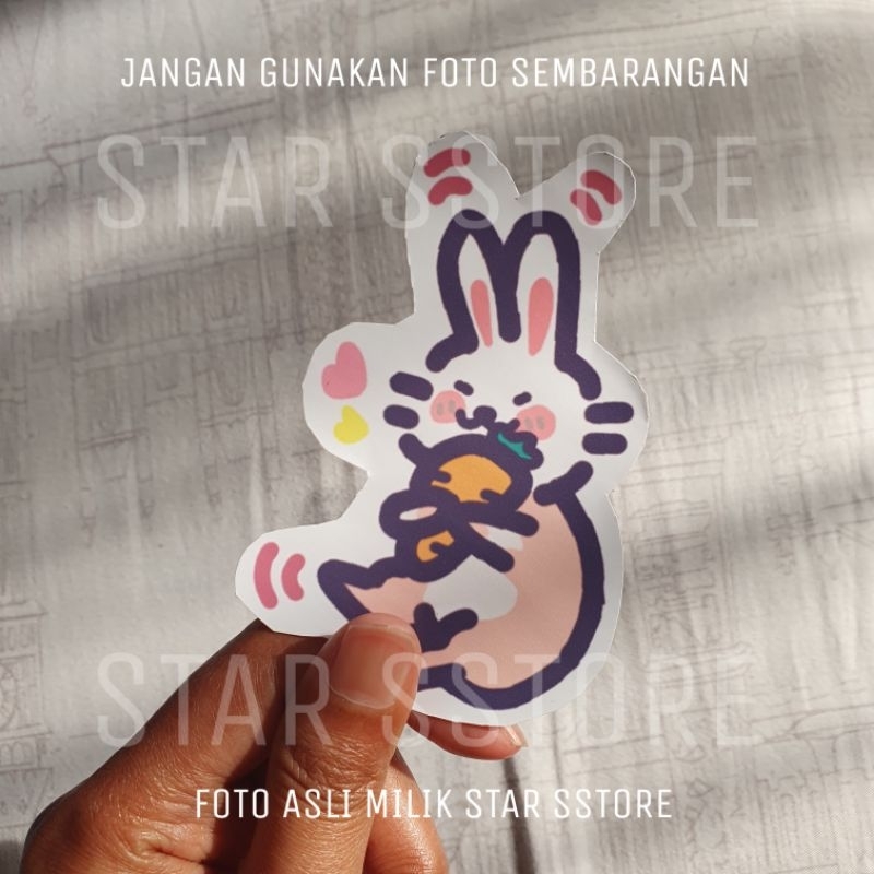 

Stiker Kelinci dan Wortel Rabbit and Carrot Sticker