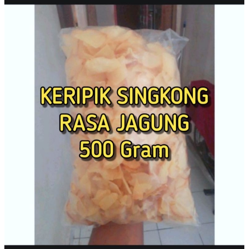 

KERIPIK SINGKONG RASA JAGUNG 500 Gram