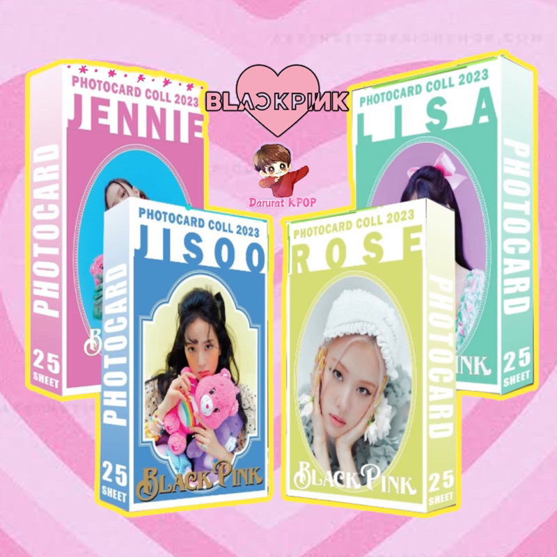 darurat.kpop - Photocard Blackpink member lisa / jisoo / jennie / rose