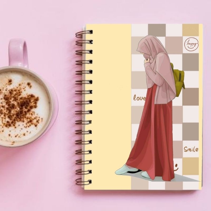 

Pocket NoteBook A6 Spiral Hijaber Muslimah - SA6003