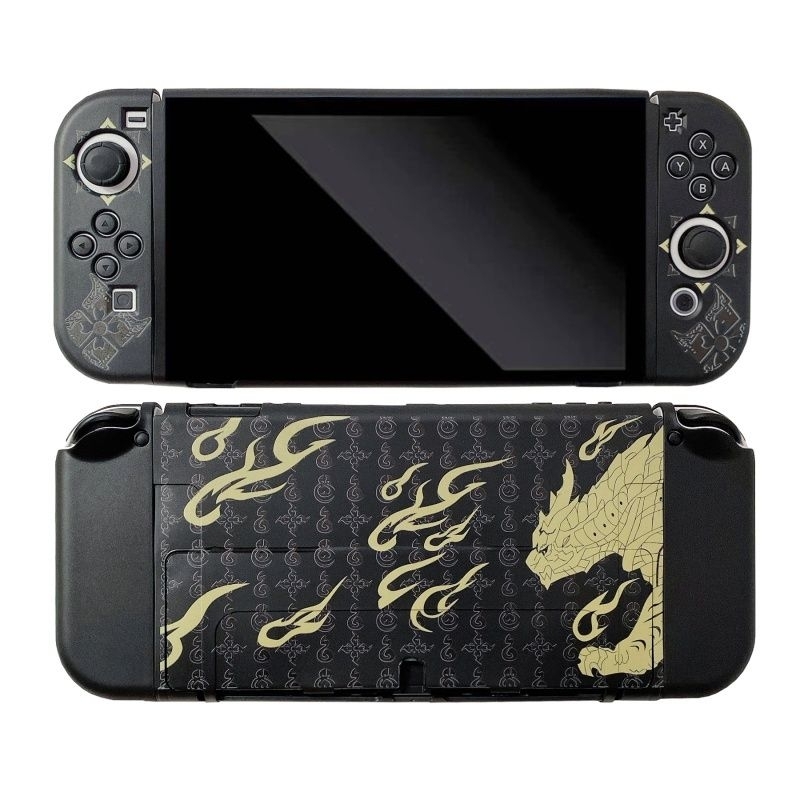 Case Nintendo Switch OLED v2 v1 Casing Monster Hunter Softcase Soft