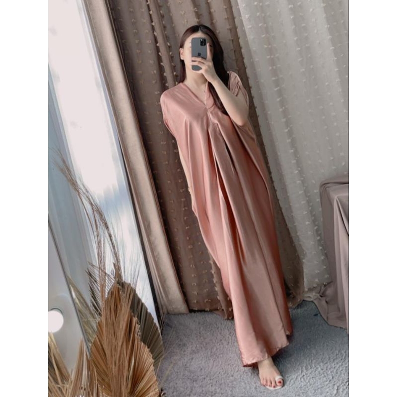 Sahila Kaftan || Kaftan Lebaran || Kaftan Hijab || Kaftan Satin || Vaeesan