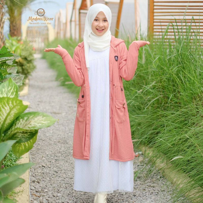 Jaket Shafiyah kids By Madani Wear | Outer hijaber kids | Jaket Anak Perempuan