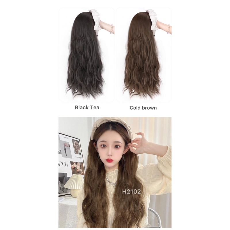 H2102 wigbando wig bando korea 60 cm