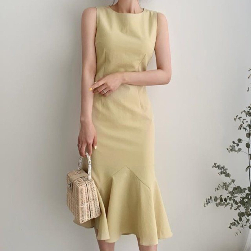 Dress Bodycon Tanpa Lengan M363