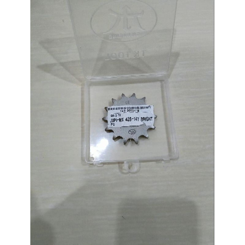 Gear Depan TK Racing 428 14T Jupiter MX - Byson - Vixion