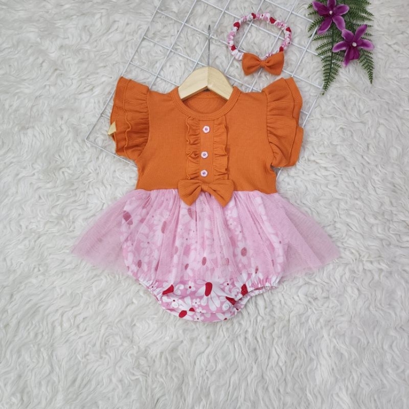 Baju bayi perempuan Dress jumper baby tutu