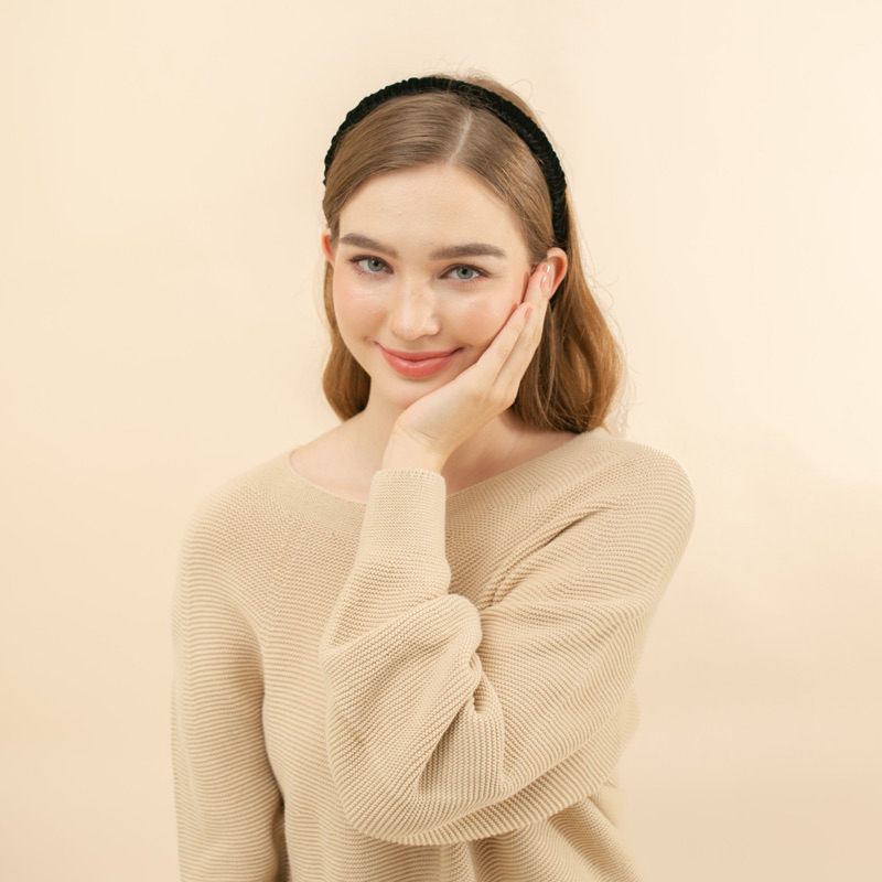Papipu studio Bando scrunchies velvet korea