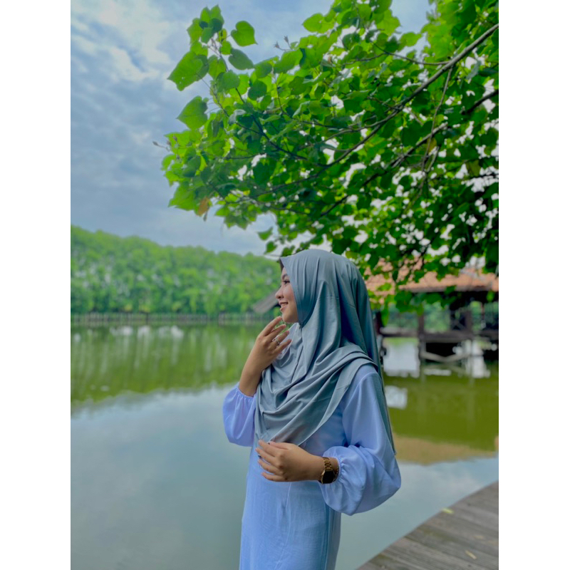 Bergo Malay/Bergo malaysia jersey/Jilbab instan bergo kaos non pat non tali/khimar instan bergo/berg