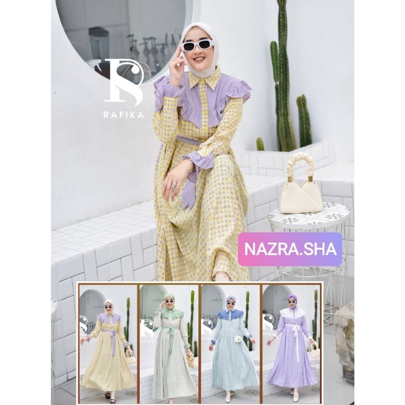 BERLIANA MIDI DRESS Original By Rafika Store.