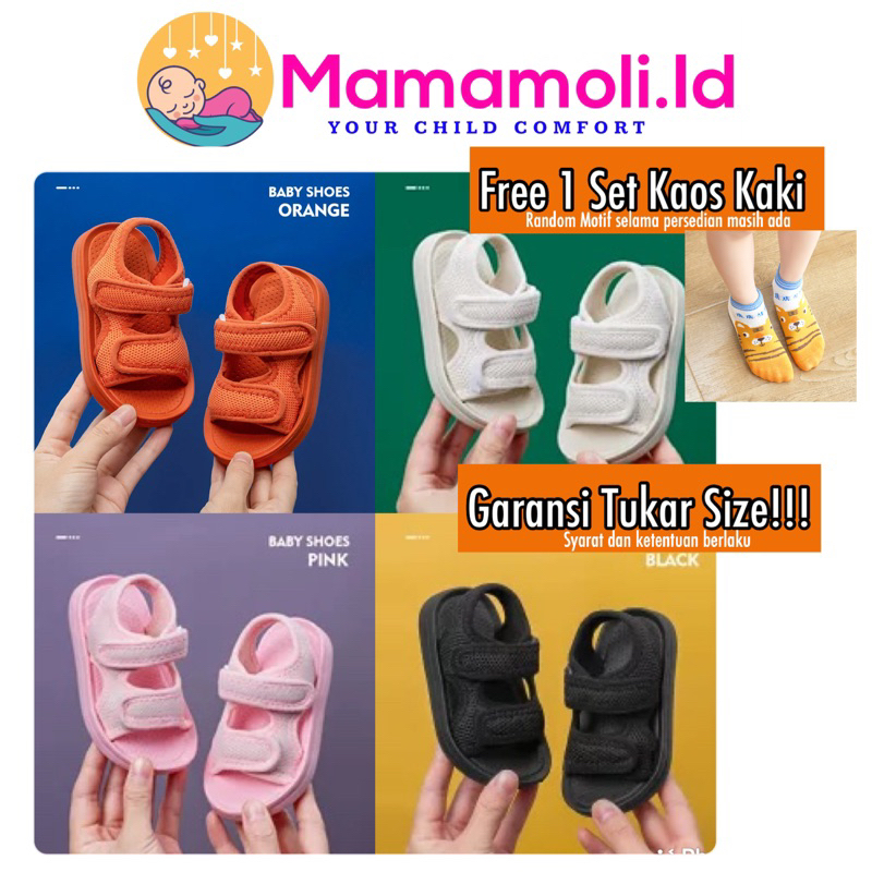 Sepatu Sandal Anak Laki Laki Perempuan Breathable Mario EVA/ Sandal Gunung Anak Premium/ Sandal Anak Viral/ Sendal Anak Laki Laki Perempuan/ Sepatu Sandal Anak Kain Jala Premium Import Model Mamamoli/ Sepatu Sandal Anak Cheerful Mario Happy Original Ori