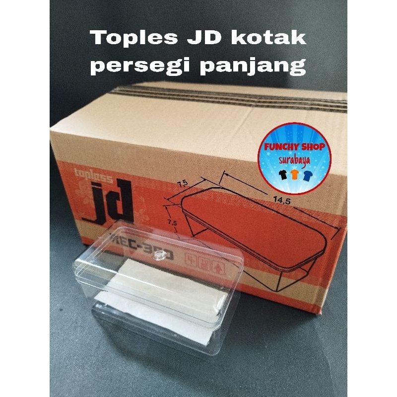 TOPLES KOTAK KUE KERING 350GR 250gr - KHUSUS GOJEK TOPLES KUE LEBARAN - TOPLES DESSERT