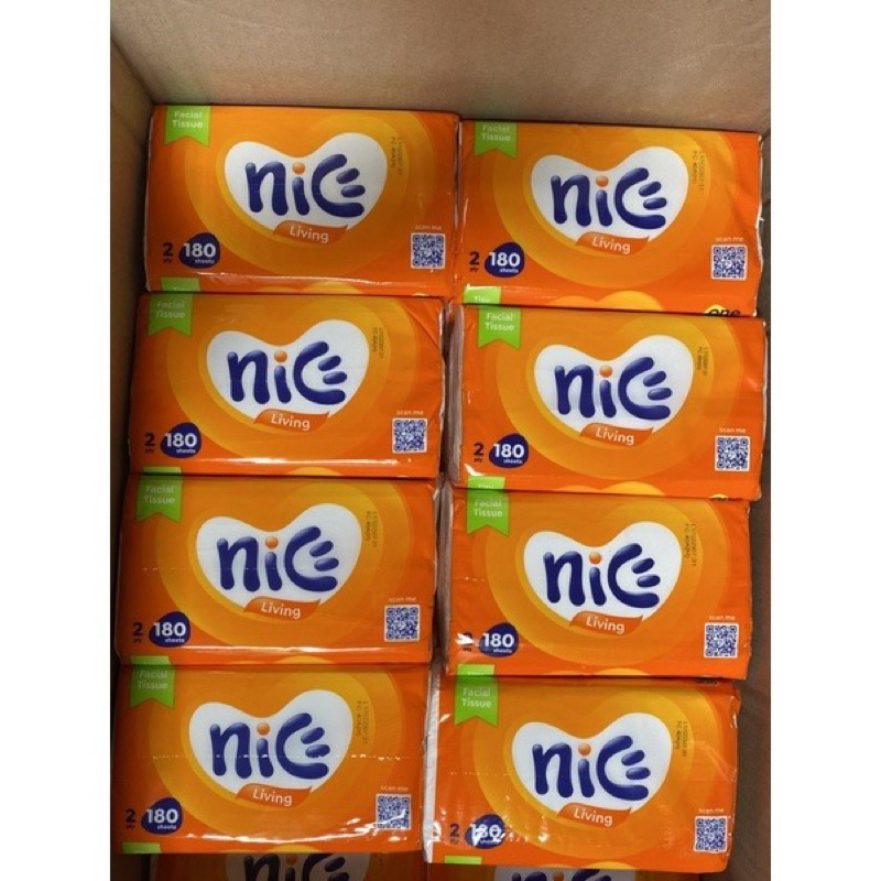 [Paket 5 Pcs] Tisu Tissue Nice 2 ply 180 Sheet