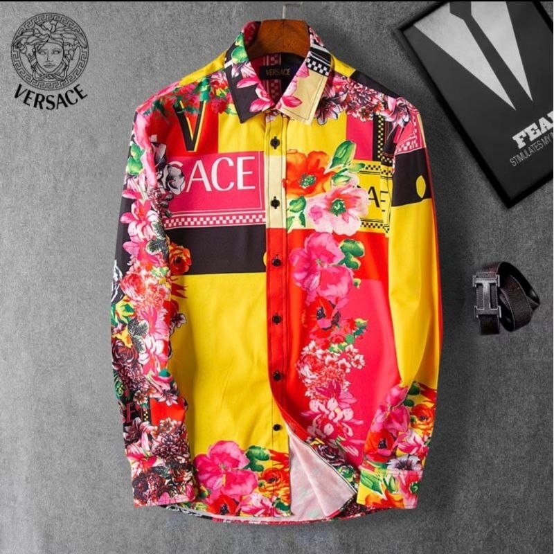 Kemeja Pria Versace import Branded Mirror Quality(AG)Kmj88377