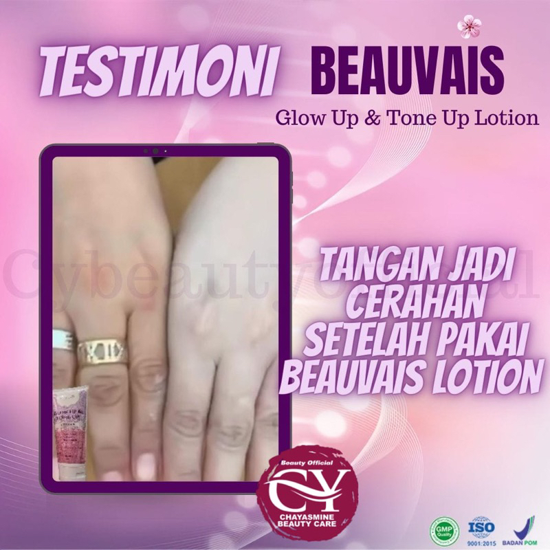 BEAUVAIS LOTION GLOW UP | LOTION PEMUTIH KULIT INSTAN | PEMUTIH KULIT PERMANEN