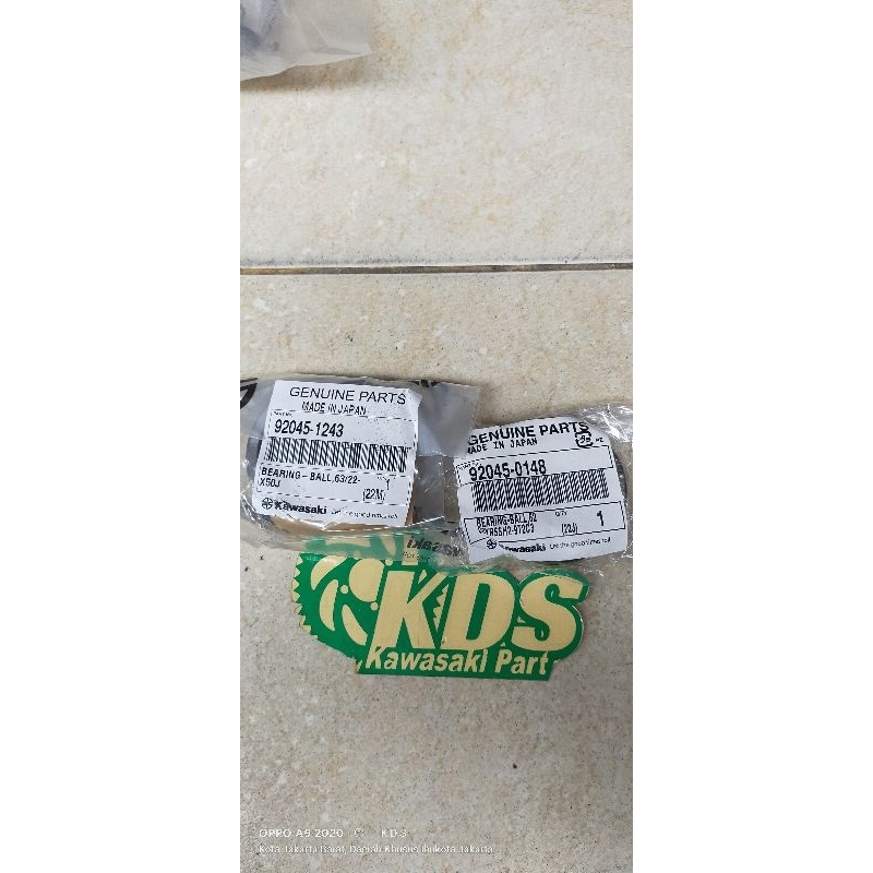 Bering kruk as kanan & kiri motor Kawasaki ninja r -92045-0148 &92045-1243