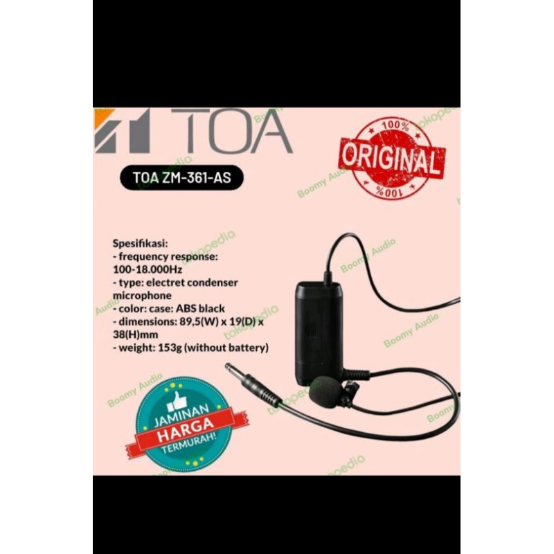 mic jepit TOA ZM-361-AS