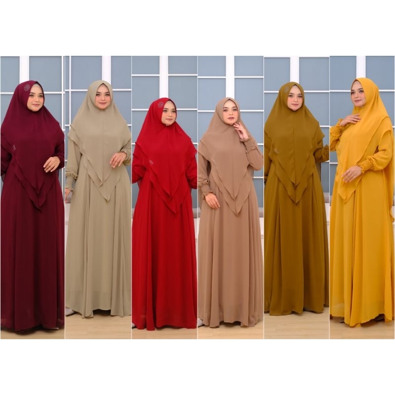 Khalisa set syar'i ORI KHZ boutique