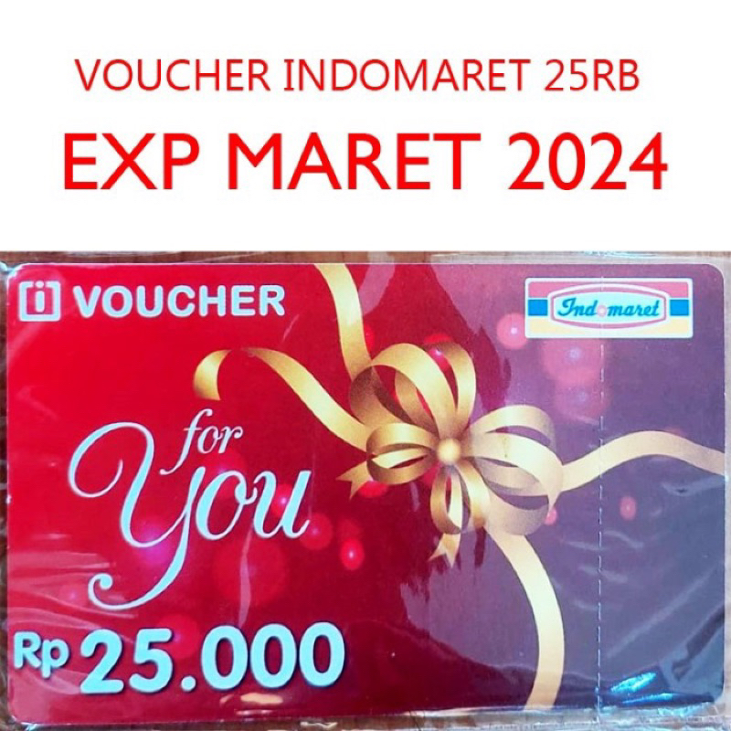Voucher Indomaret 25 ribu