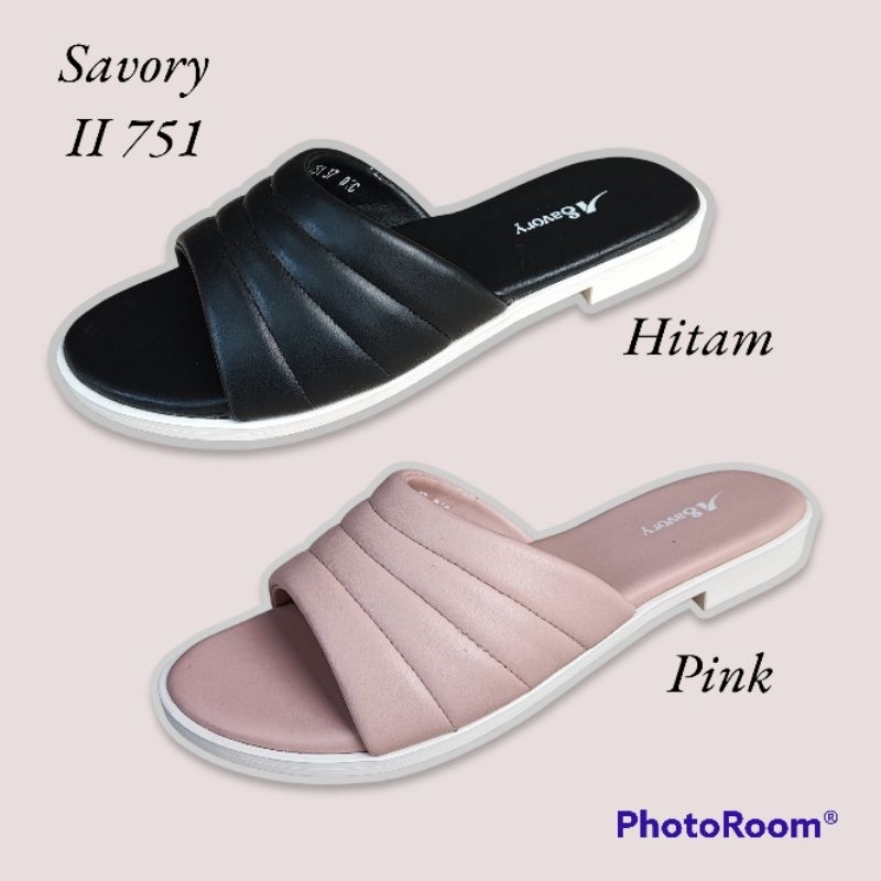 Sandal Wanita Slip On Savory II 751 &amp; II 752