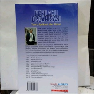 Jual Buku Perilaku Organisasi Teori Aplikasi Dan Kasus - Irham Fahmi ...