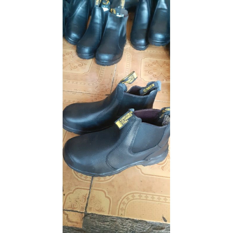 Sepatu Sapety Kings Slip on Semi Bots Proyek