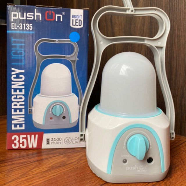 lampu emergency push on hanger daya tahan 20 jam/senter emergency/lampu unik terdapat cantolan