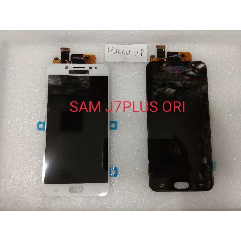 LCD SAMSUNG J7 PLUS ORI BLACK GOLD WHITE