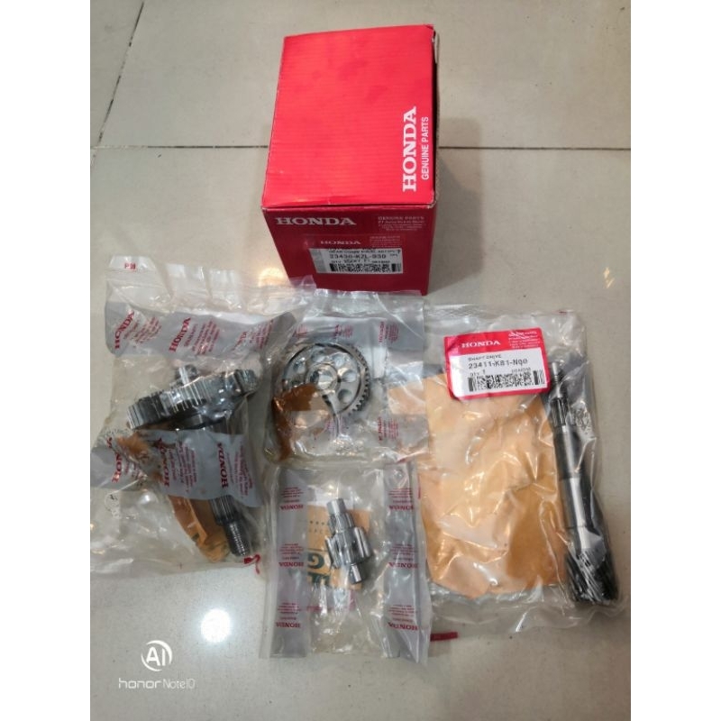 Gear gigi rasio as pully gardan gear box Honda beat fi scoopy fi spacy fi 1set