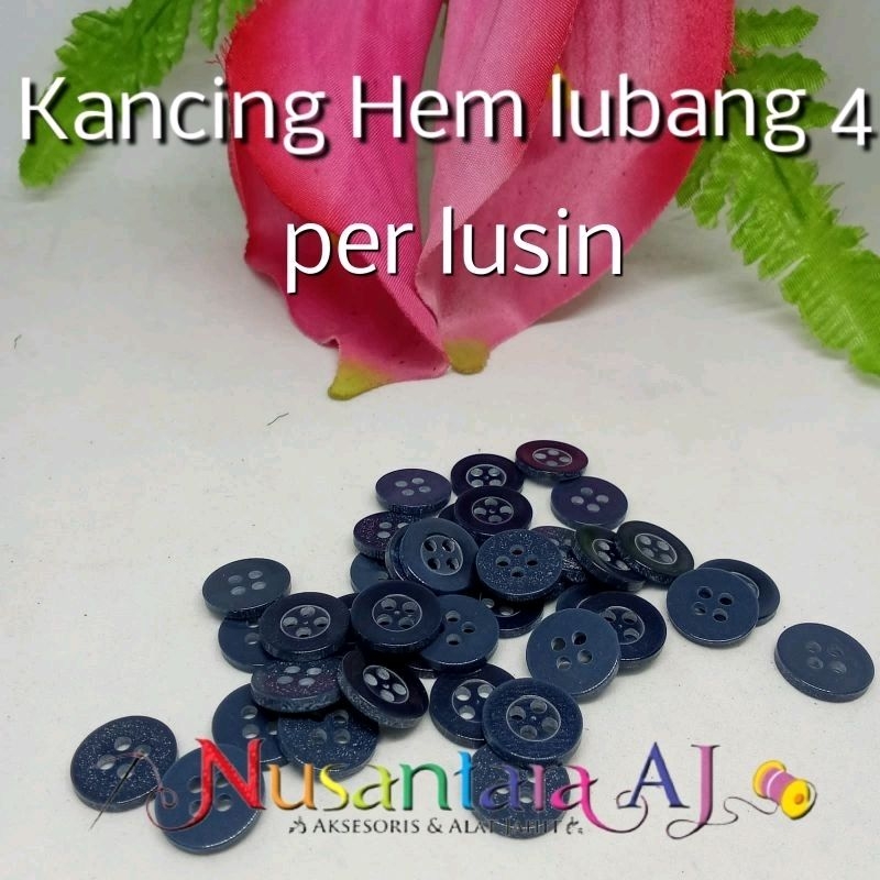 Kancing hem lubang 4 per bungkus (isi12)