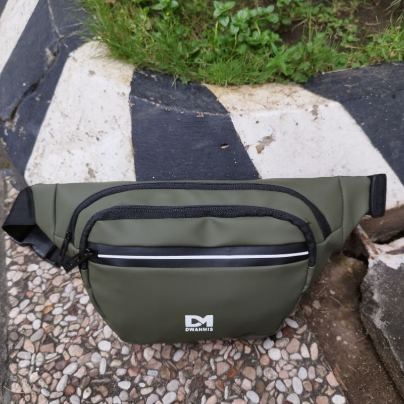 X-PRO Black Series | Tas Selempang Pria Original Merk X-PRO | Waist bag Pria Exclusive Kulit Sintetis