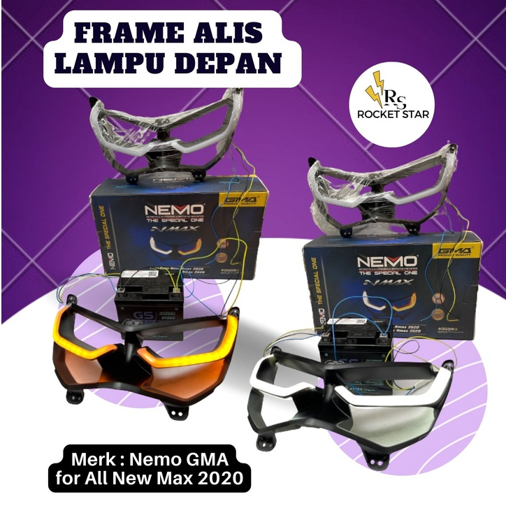 Lampu alis led new nmax 2020 nemo