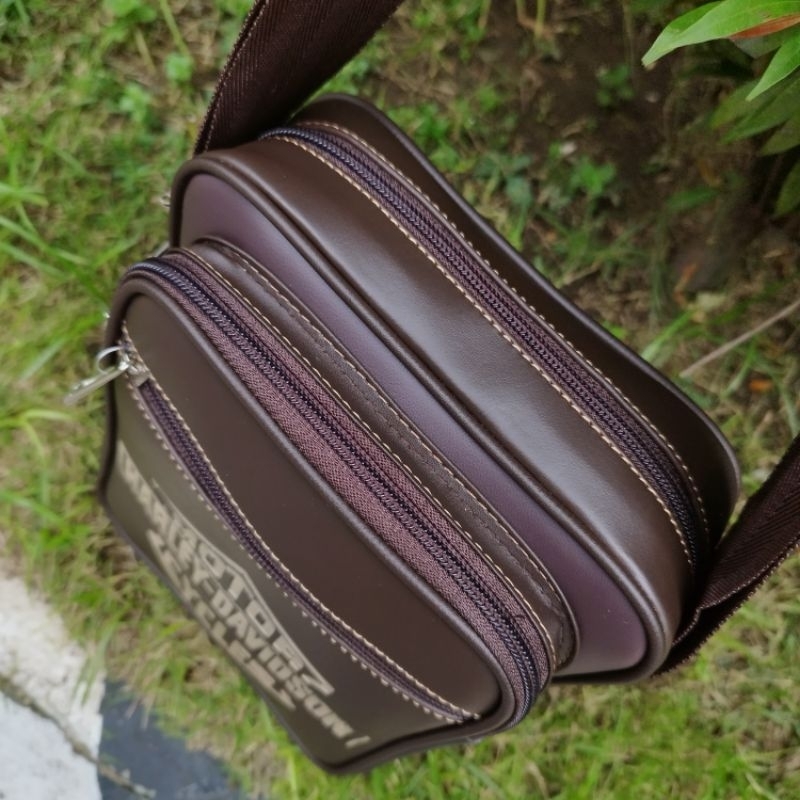 Tas Bahu Pria Kulit PU Premium | Tas Selempang Pria Best Desain